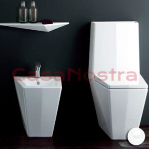 Набор унитаз с крышкой и биде напольное Olympia Ceramica Crystal